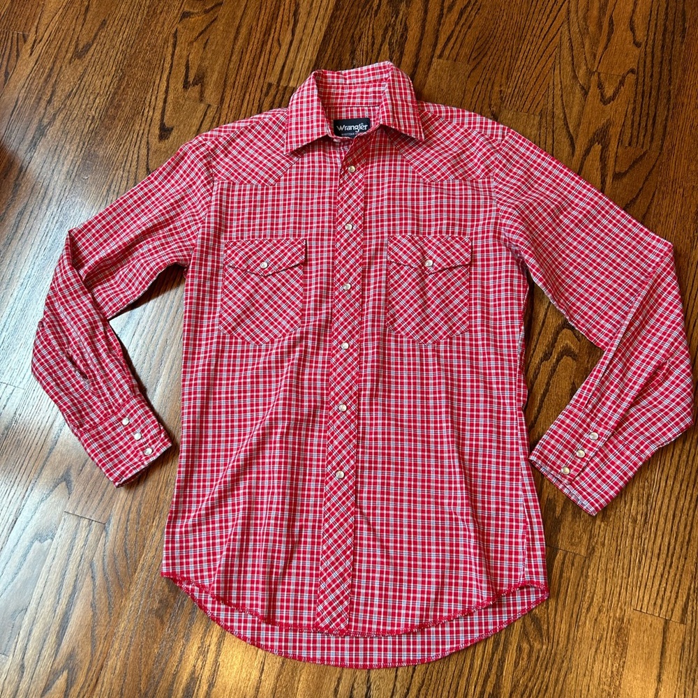 Mens’ Western Wrangler Button Down Shirt